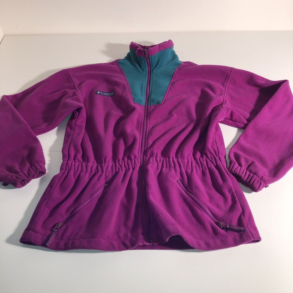 Vintage Purple And Teal Columbia Jacket 18/20 Youth